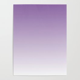 Lavender Ombre Poster