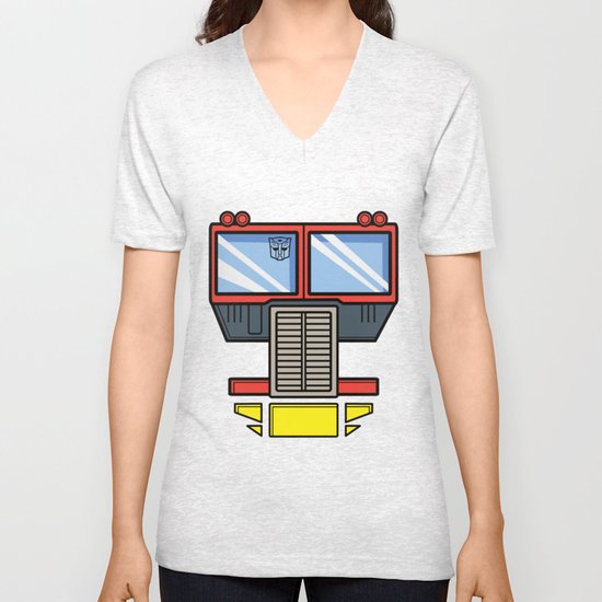 Transformers - Optimus Prime Unisex V-Neck