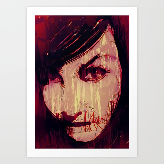 Strange Girl Art Print