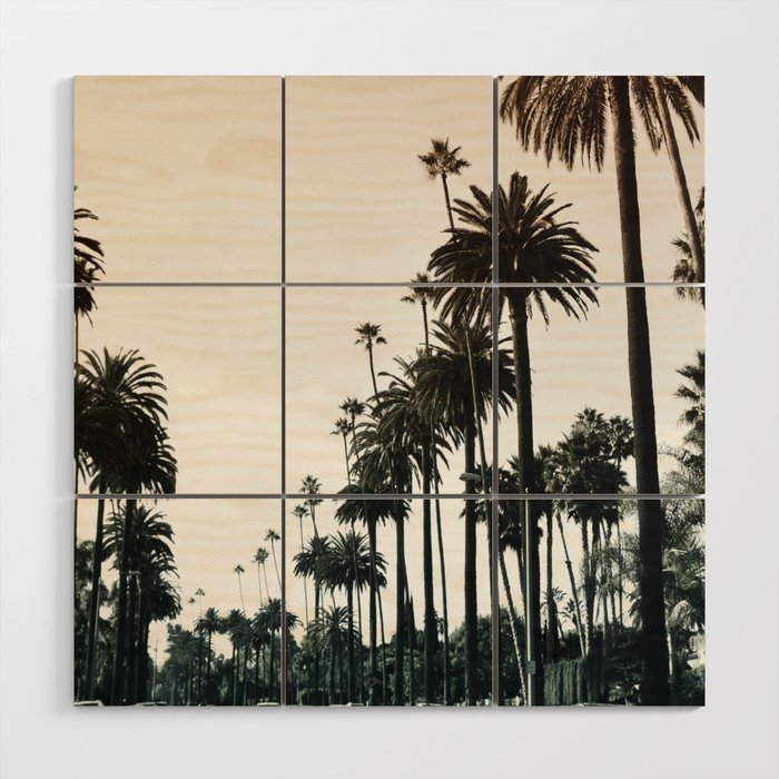 Los Angeles Wood Wall Art