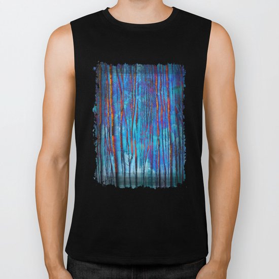 Winter Forest Biker Tank