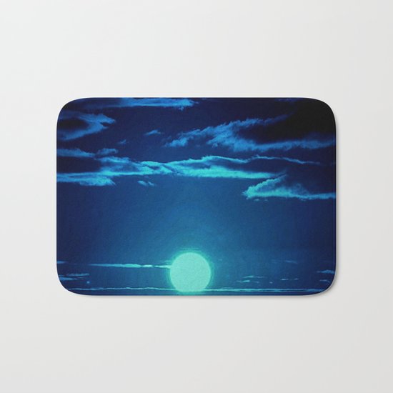 Moon rise Bath Mat