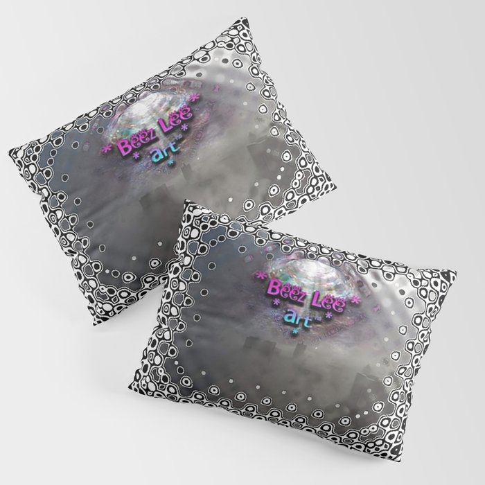 "Beez Lee Art : Foggy Square Point of View" Pillow Sham