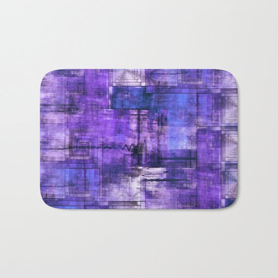 Purple Noise Bath Mat