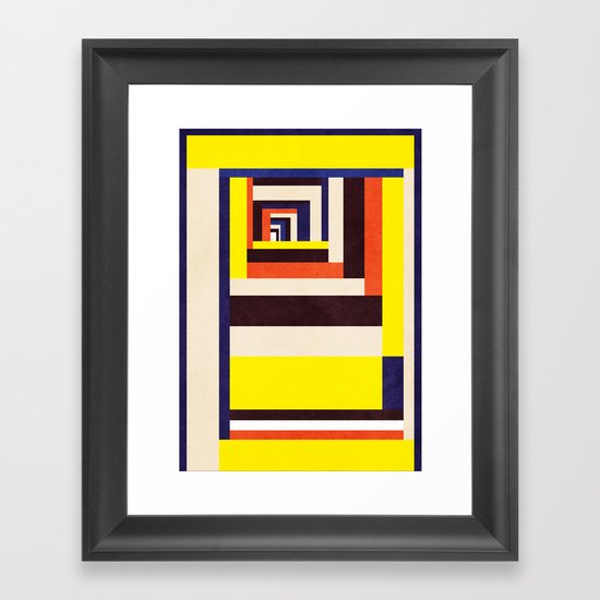 Out Framed Art Print