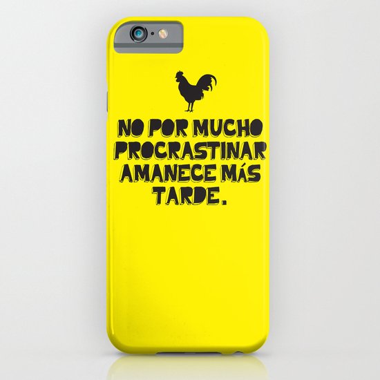 Procrastination iPhone & iPod Case