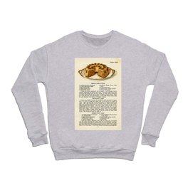 Vintage Recipe Maple Syrup Cake and Illustration Crewneck Sweatshirt