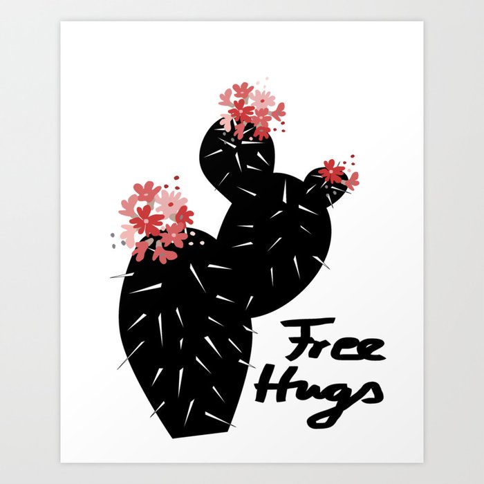 Free hugs Art Print