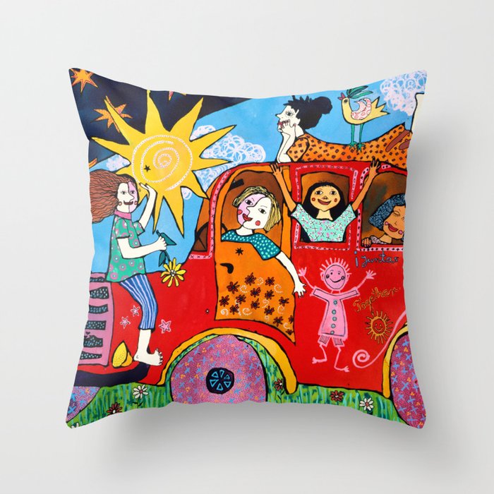 Together we are strong Throw Pillow