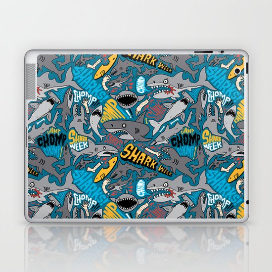 SHARK WEEK! Laptop & iPad Skin