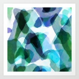 Soft Touch | Watercolor Abstract Art Print