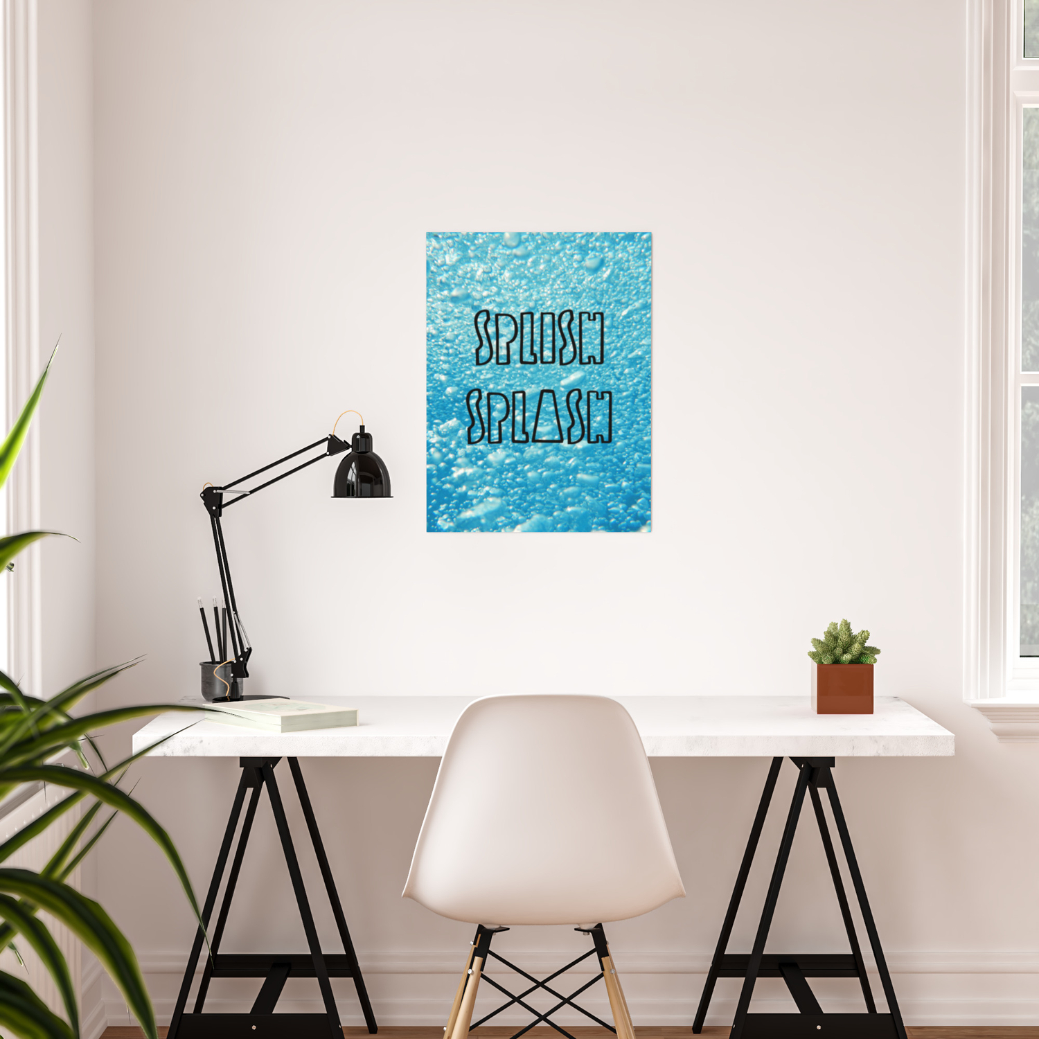 Splish Splash Shower Curtain Poster By Jenaardell Society6