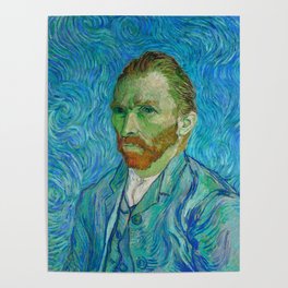 Self-Portrait, 1889 by Vincent van Gogh Poster
