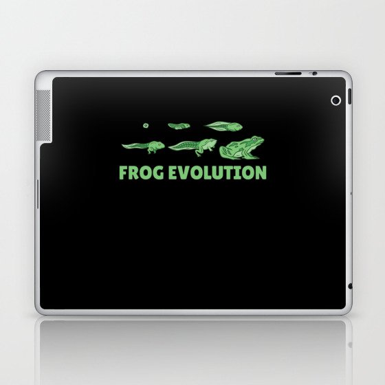Frog Evolution The Emergence Of A Frog Laptop & iPad Skin