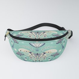 Forest Floor in Teal Fanny Pack