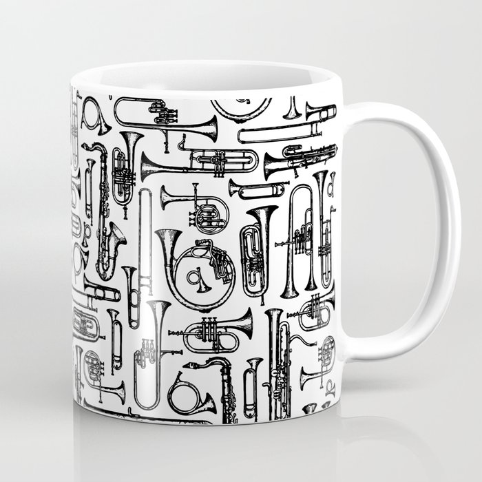 Horns B&W II Coffee Mug