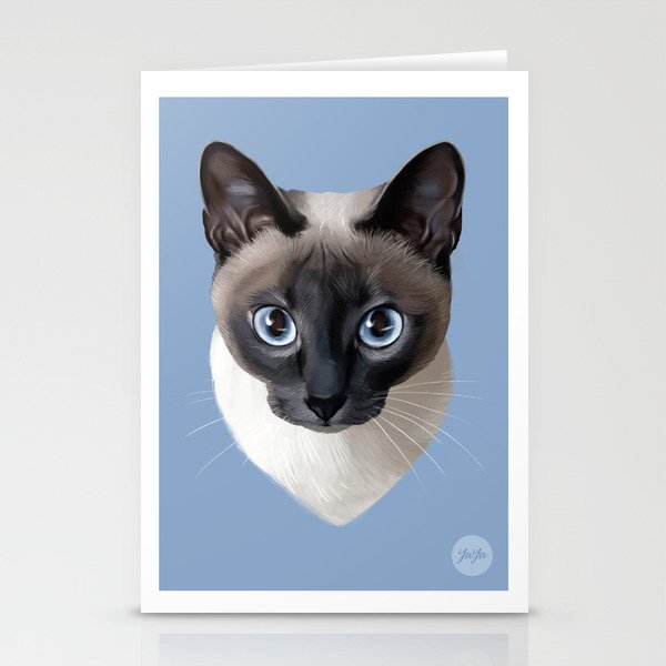 Siamese Cat Stationery Cards