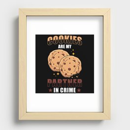 Cookies are my partner in Crime Recessed Framed Print