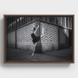 Urban ballerina LIX Framed Canvas