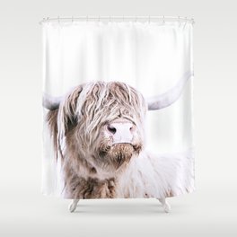 Shower Curtains By Monika Strigel Society6 Highland Cattle Portrait Shower Curtain