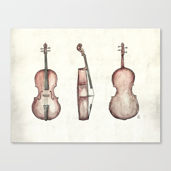 Cello Canvas Print