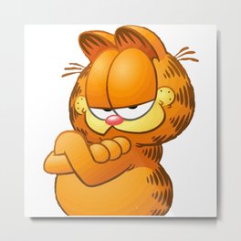 Garfield Metal Print | Neongenesis, Garfieldandcat, Garfieldthecat, Jimdavis, Garfield, Garfieldandfriend, Drawing, Garfieldcat 