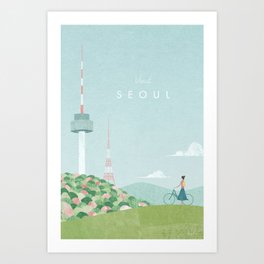Seoul Art Print