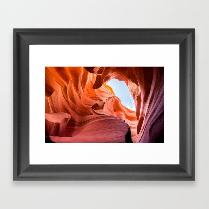 Colours of Antelope Canyon Framed Art Print