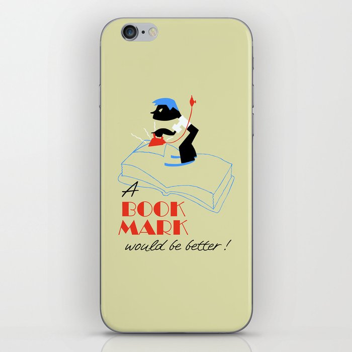 A bookmark would be better retro style iPhone Skin