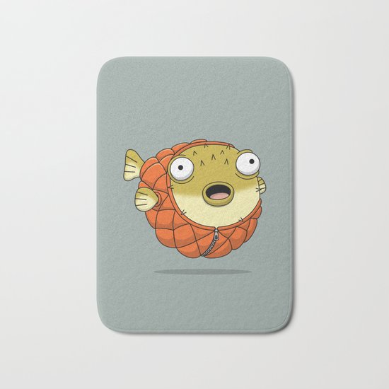 Puffer fish Bath Mat