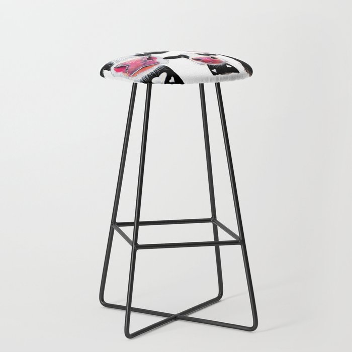 Cow print online counter stools