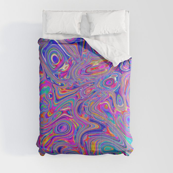 Neon melt Comforter