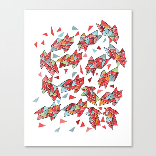 triangles Canvas Print