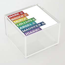 Rent Musical Character Names Acrylic Box