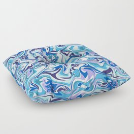 Blue Ice Cream Floor Pillow