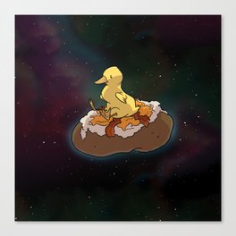 Space Duck Canvas Print