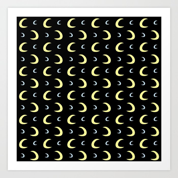 Crescent Moon 12 Art Print