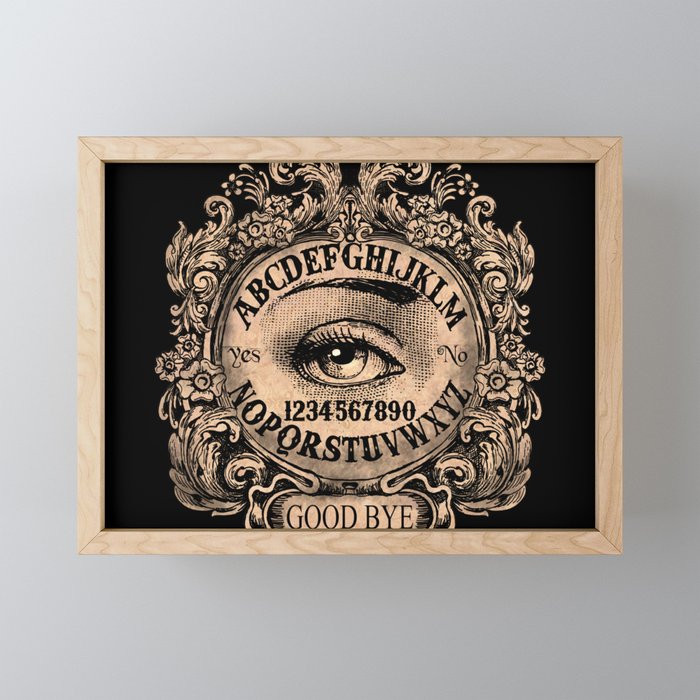 Mystic Eye Ouija Framed Mini Art Print