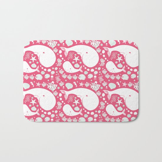 The Whales dance Bath Mat