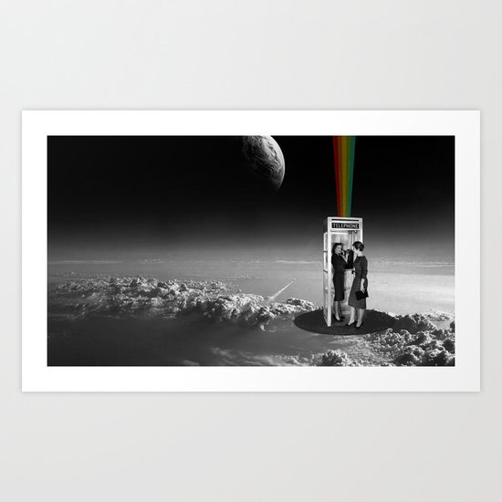 "save it to the cloud Art Print