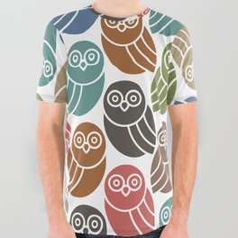 Owls All Over Graphic Tee