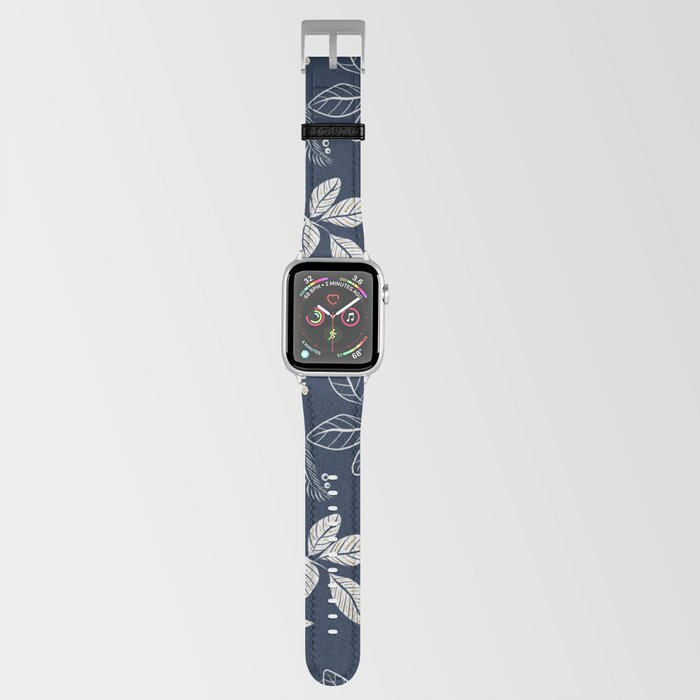 Pastel Wild Flower Folk Pattern Apple Watch Band