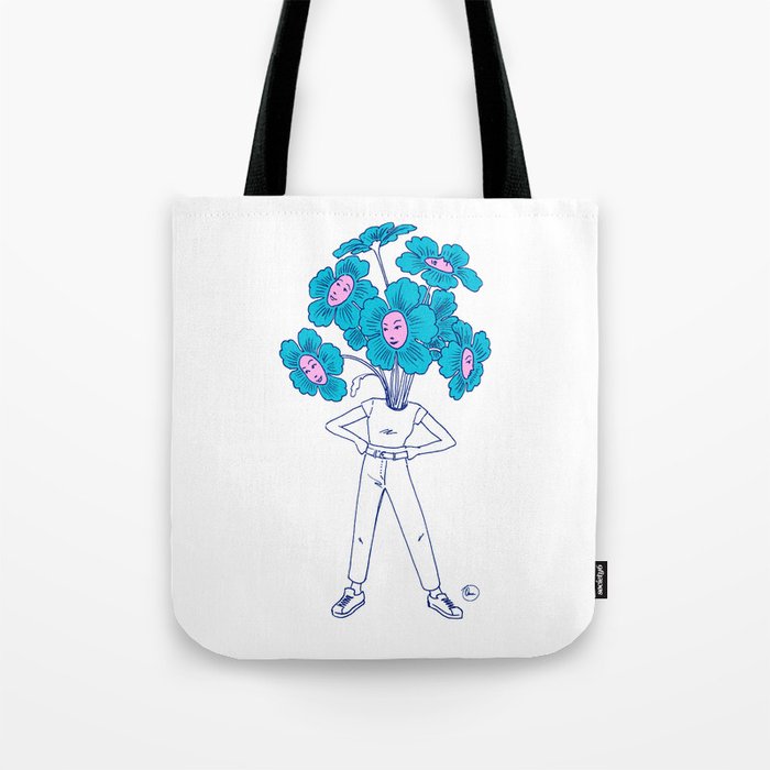 spring distractions blue Tote Bag