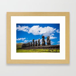 Easter Island Framed Art Prints For Any Decor Style Society6