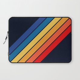 Medussa - Classic Colorful 70s Vintage Style Retro Summer Stripes Laptop Sleeve