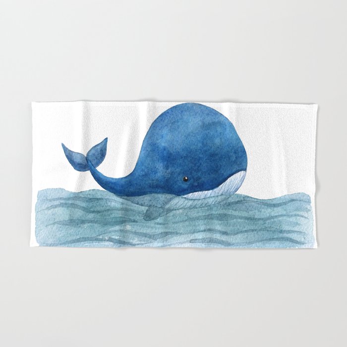 Whale hand deals towel