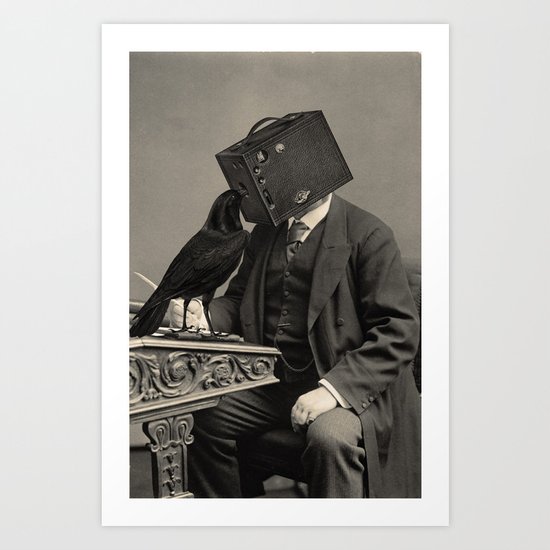 MIND YOUR OWN BUSINESS Art Print