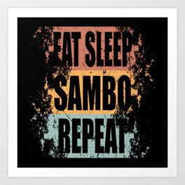 Sambo Saying funny Art Print