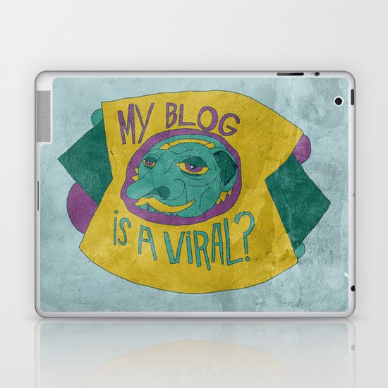 MAKE IT GO VIRUS Laptop & iPad Skin