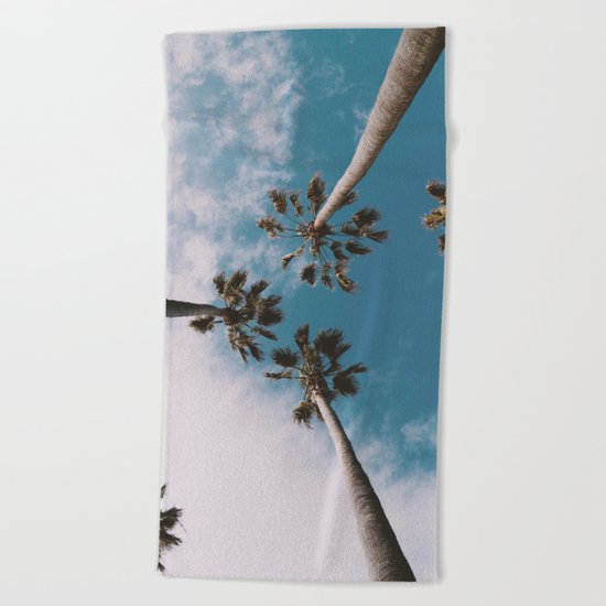 Palm trees Beach Towel